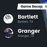 Football Game Recap: Bartlett Bulldogs vs. Granger Lions