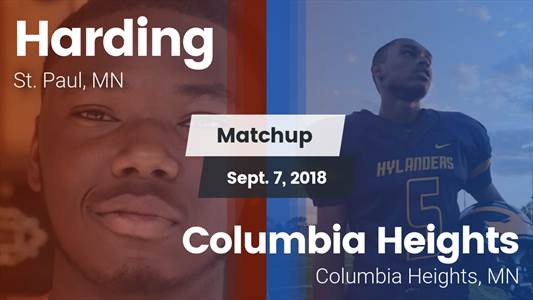Football Game Recap: Columbia Heights vs. Harding
