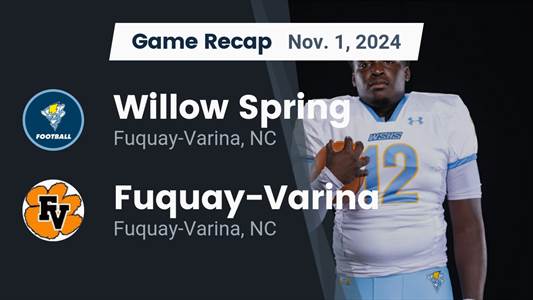 Football Recap: Willow Spring Takes a Loss