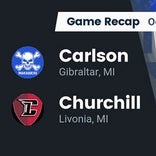 Football Game Recap: Churchill Chargers vs. Carlson Marauders