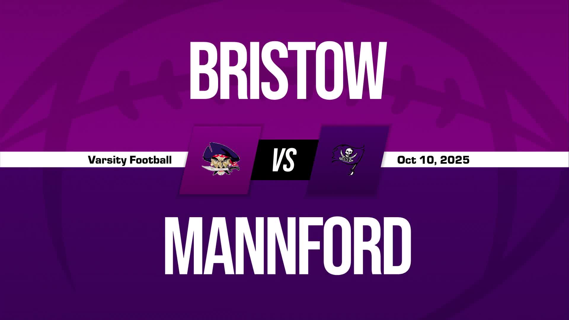 Football Recap: Bristow Takes a Loss