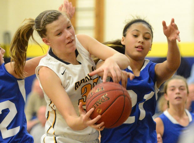 Megan Ost is close to doubling her scoring and rebounding averages from last season.