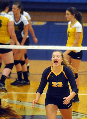Ost is also a captain on the volleyball team.