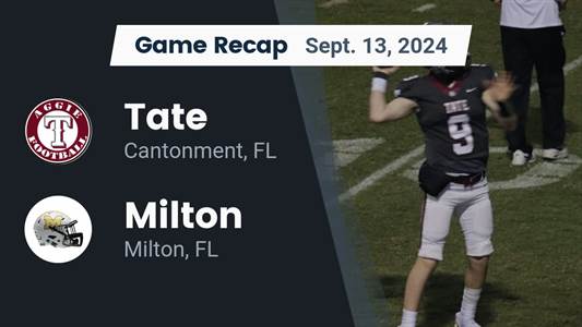 Football Recap: Tate Triumphant Thanks to a Strong Effort from  