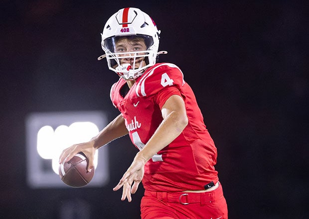 Jett Thomalla helped the Millard South offense score 50 or more points eight times this season. (Photo: Nathanial George)