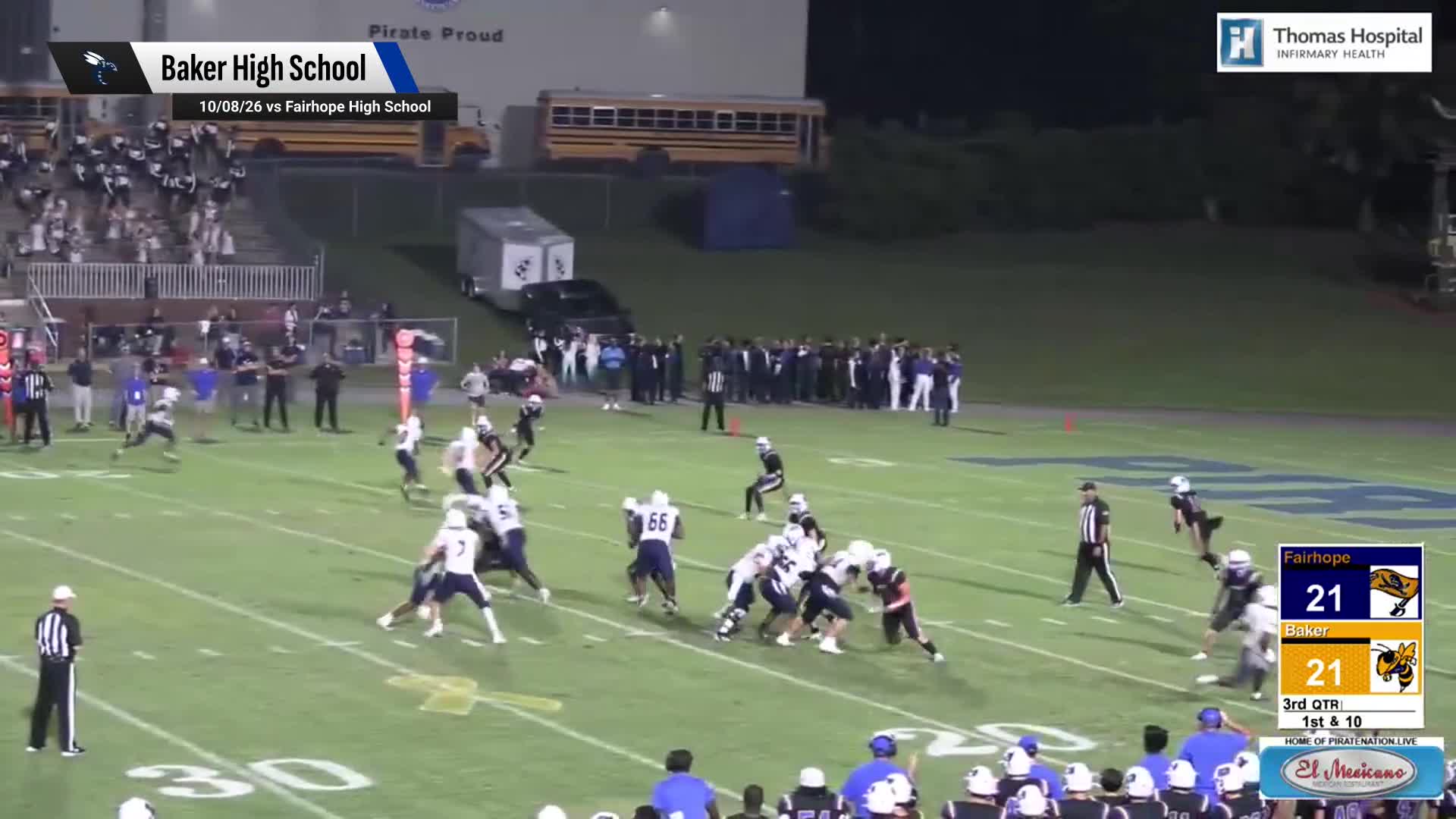 Football Recap: Baker Piles Up the Points Against Robertsdale