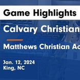 Basketball Game Recap: Calvary Christian Cougar vs. Cramerton Christian Academy Crusaders