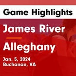 Alleghany skates past James River with ease