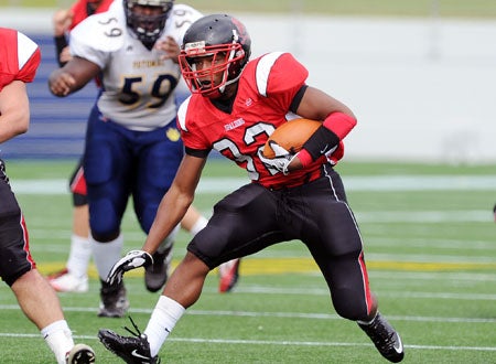 Dejaunte Smith rushed for 157 yards on 29 carries for Archbishop Spalding.