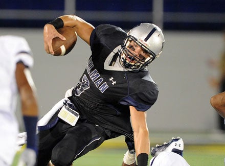Gilman's Shane Cockerille was in the middle of the fray throughout.