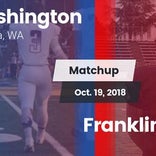 Football Game Recap: Franklin Pierce vs. Washington
