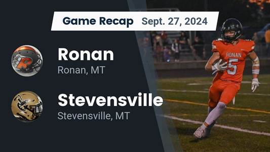 Football Recap: Ronan Piles Up the Points Against Stevensville