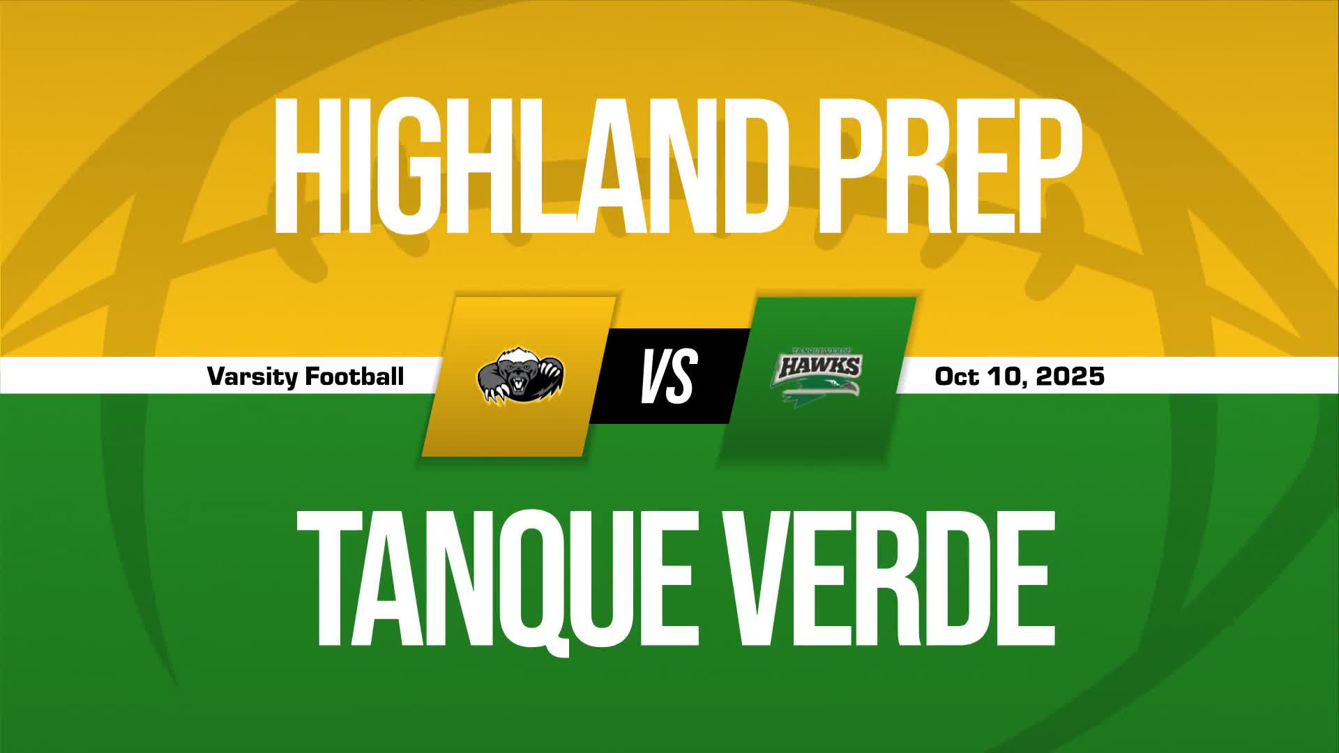 Football Recap: Highland Prep Takes a Loss