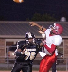 Daquan Frazier, pressuring a
quarterback, has been a mainstay
on both sides of ball.