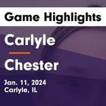 Basketball Recap: Emma Meyer and  Sophia Hoffmann secure win for Carlyle