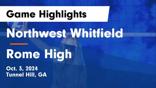 Volleyball Recap: Tuesday's  Win Is Northwest Whitfield's 13th i