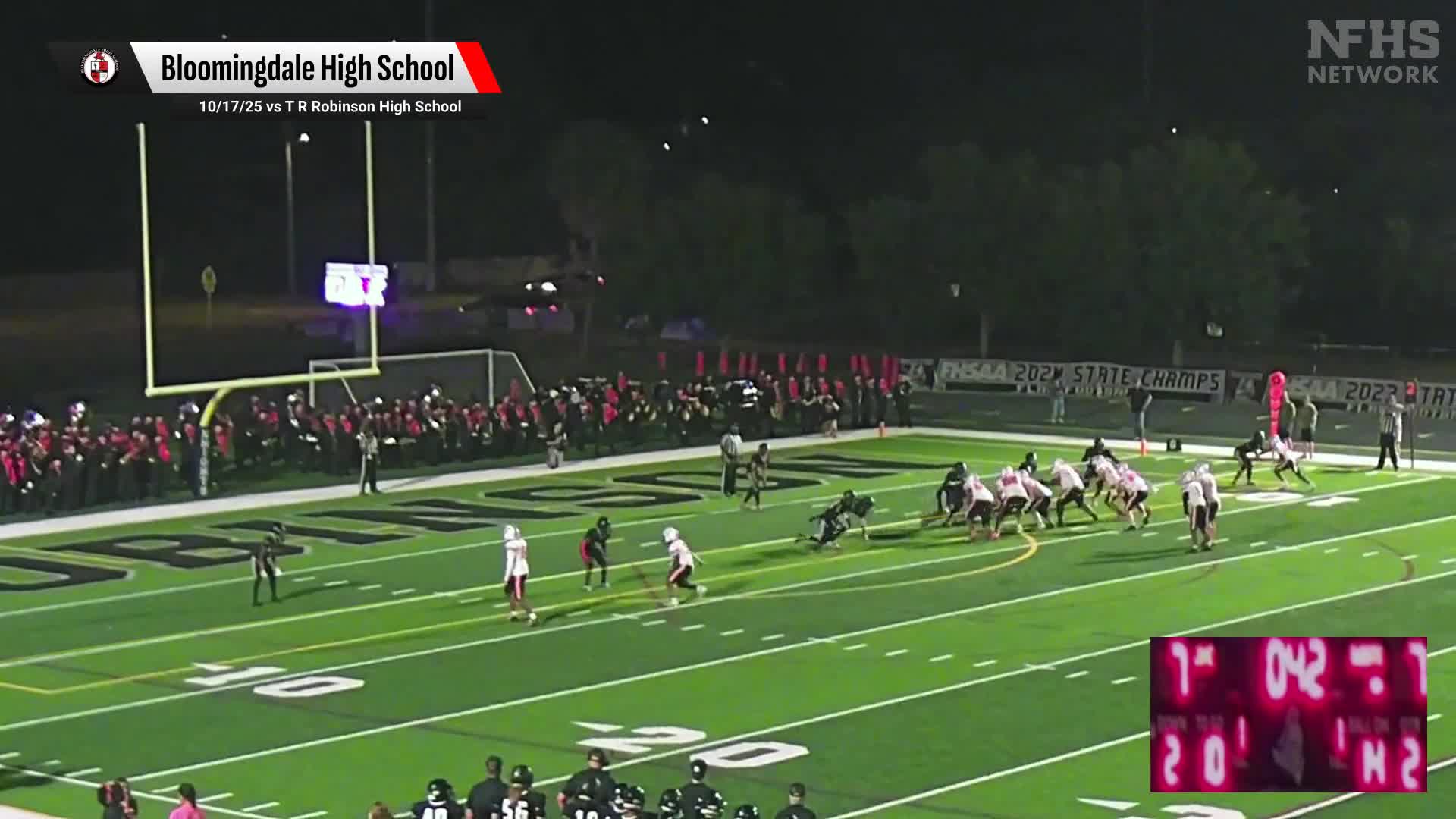 Football Recap: Jose Aponte and  Hunter Hall Lead the Defense for Strawberry Crest Win