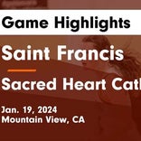Basketball Game Recap: Saint Francis Lancers vs. Sacred Heart Cathedral Preparatory Fightin' Irish
