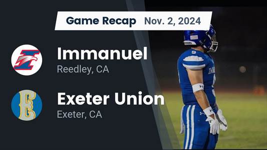 Football Recap: Exeter Triumphant Thanks to a Strong Effort from