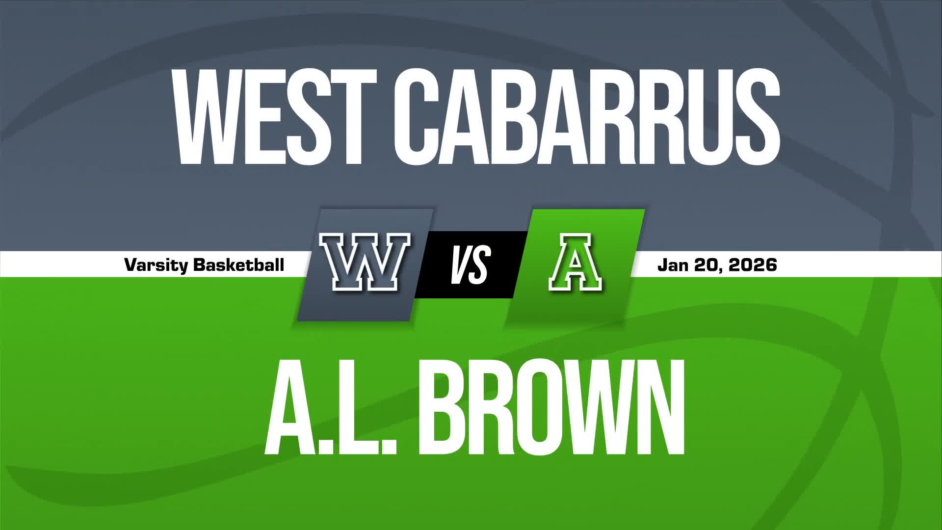 Basketball Recap: West Cabarrus Piles Up the Points Against A.L. Brown + How To Watch
