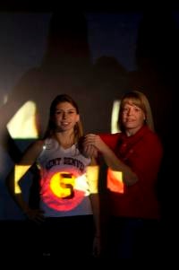 Kent Denver's Lucy Dikeou
and Kathy James.
