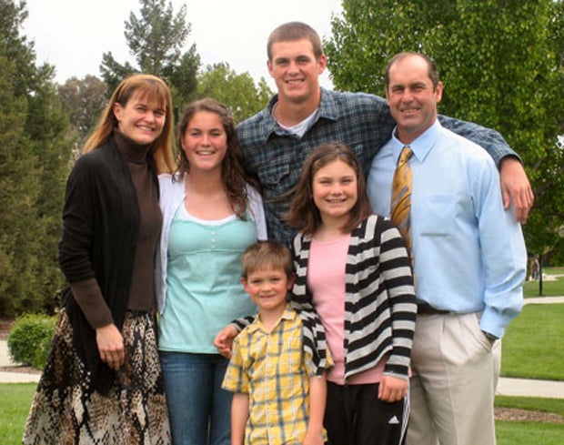 John Mannion, right, made a big move - and his whole family was on board for his dream.