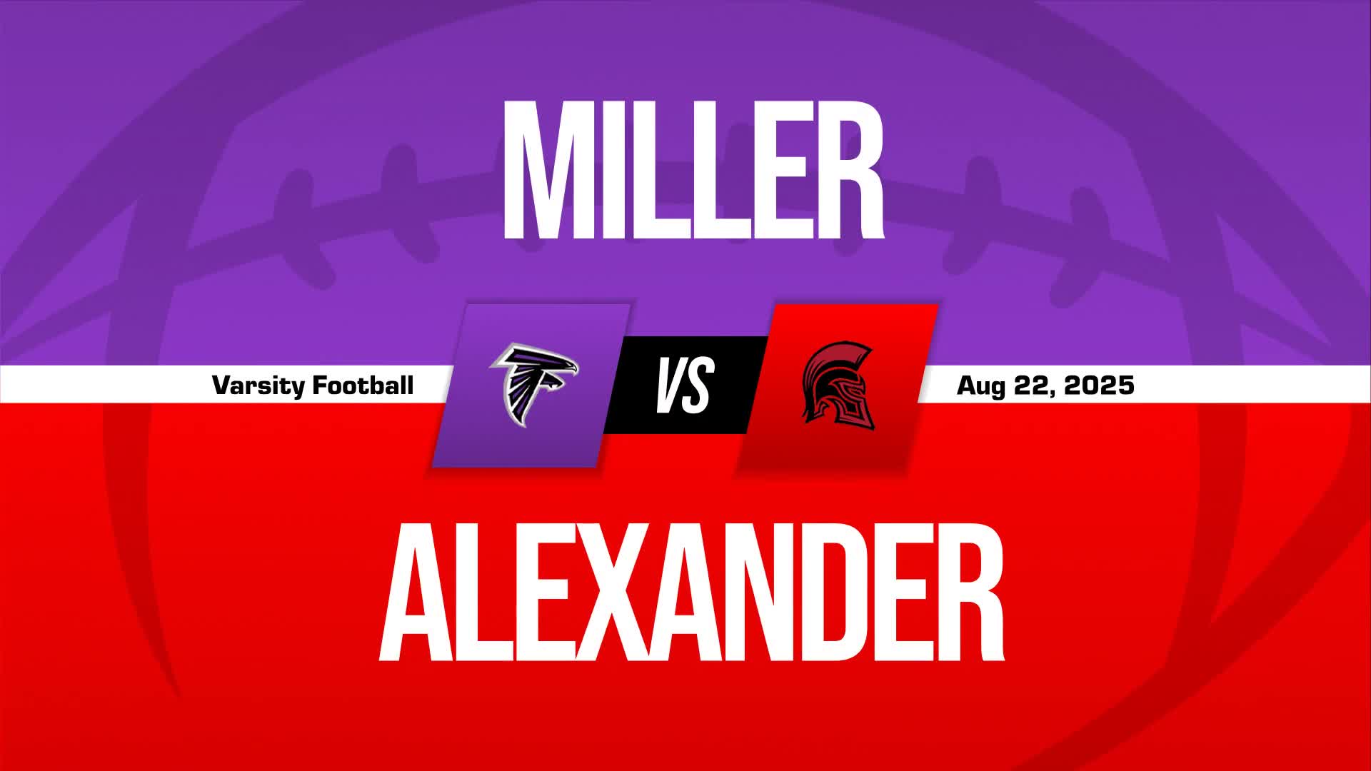 Football Game Preview: Miller Falcons vs. Fairfield Christian Ac
