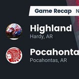 Football Game Recap: Pocahontas Redskins vs. Highland Rebels