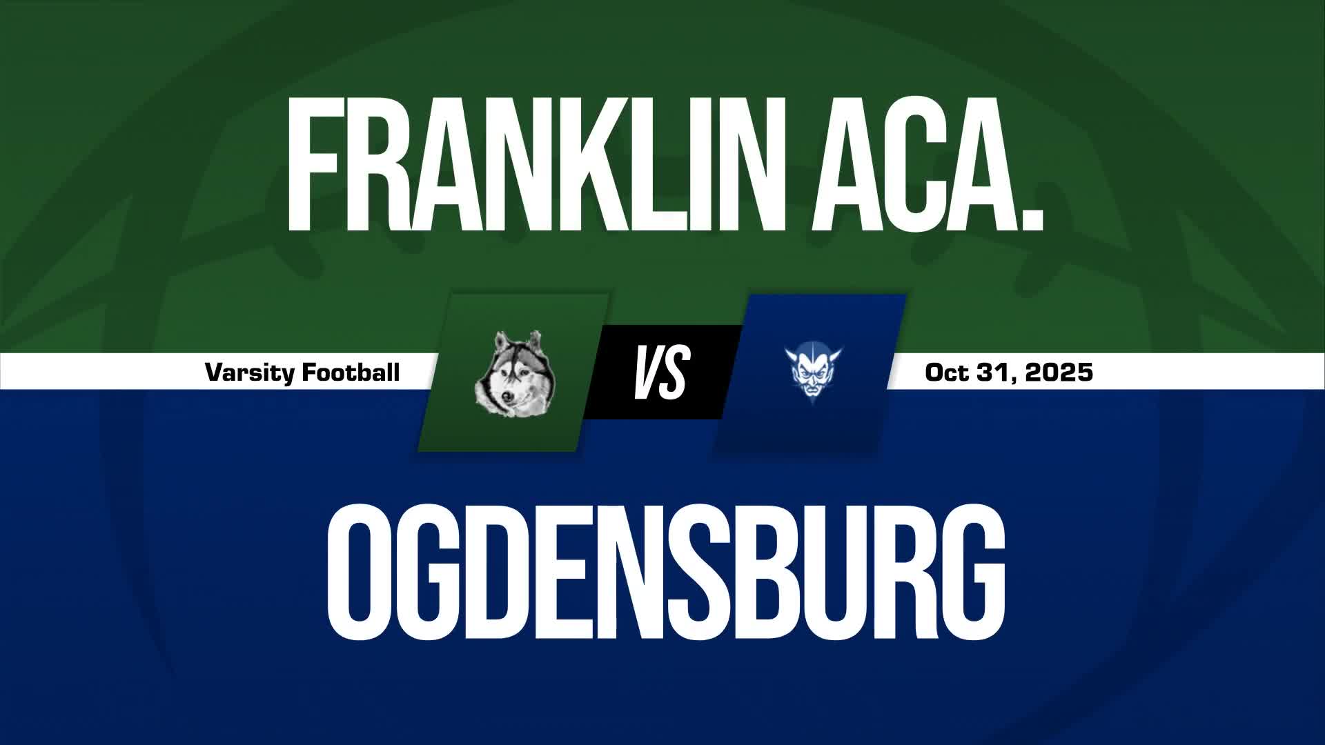 Football Recap: Franklin Academy Takes a Loss + How To Watch