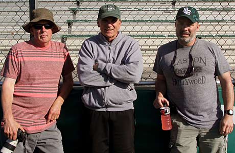 (Left to right) Photographer Bob Larson, former De La Salle head coach Bob Ladouceur and author Neil Hayes worked together to help make a film that depicts to the California high school's legendary run of football success.