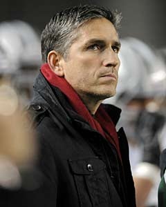 Actor Jim Caviezel on the sidelines at
De La Salle's 2012 state title win.