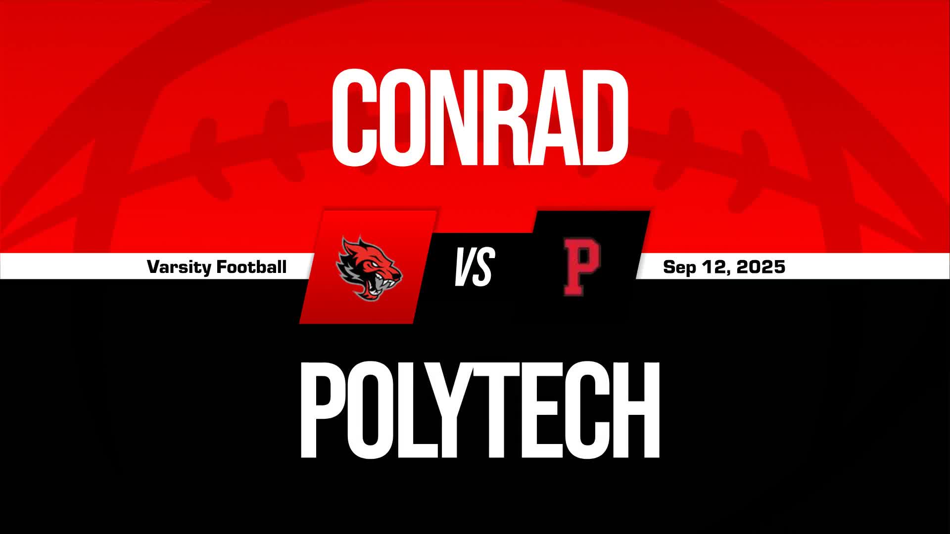 Football Game Preview: Conrad Science Red Wolves vs. Newark Yellowjackets