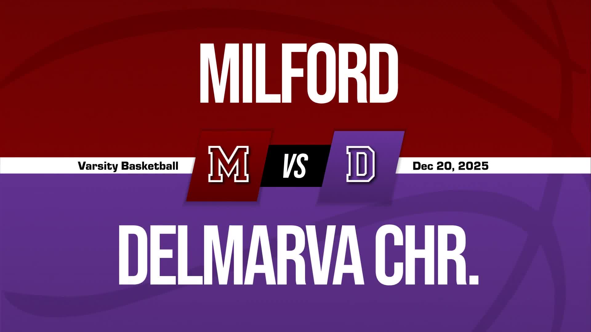 Basketball Recap: Milford Wins High-Profile  Game Against Delmarva Christian