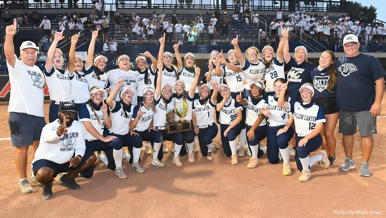 2020-21 high school softball state champions