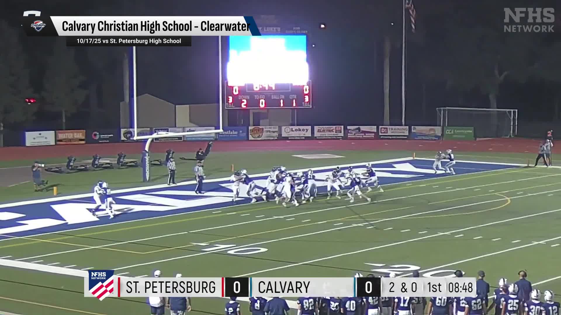 Football Recap: Make It Four in a Row for Calvary Christian