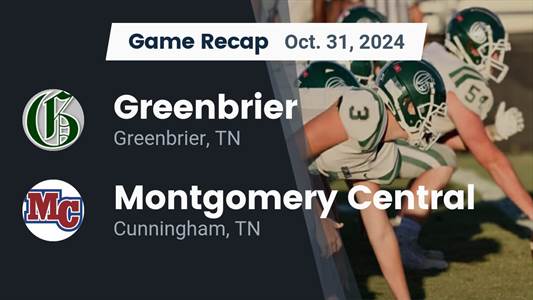Football Recap: Montgomery Central's Win Ends Nine-Game Losing S