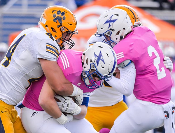 St. Xavier and St. Ignatius meet for the third time in a state final and for the second time this year. 