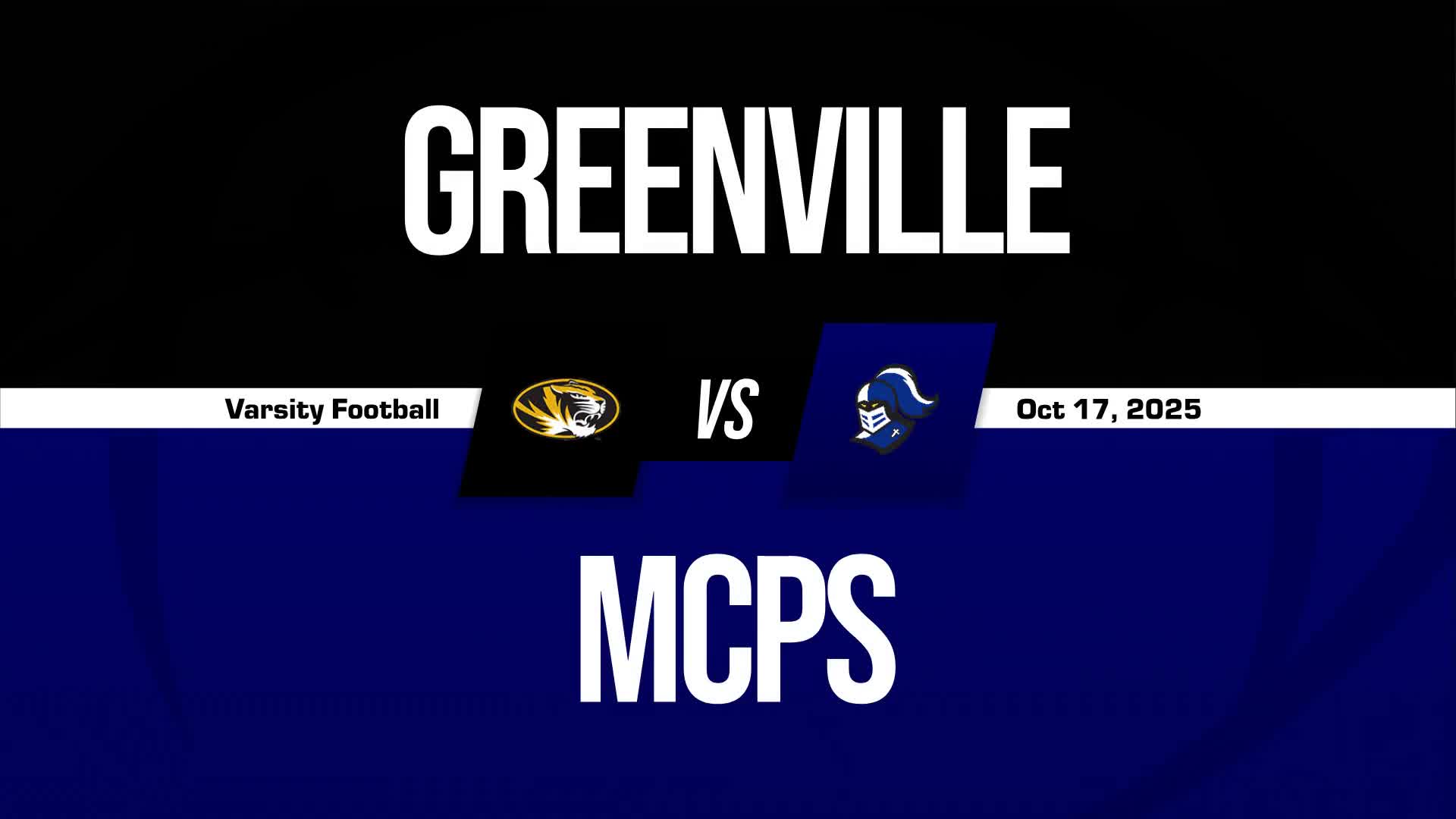 Football Game Preview: Greenville Tigers vs. Park Crossing Thunderbirds + How To Watch