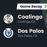 Football Game Recap: Dos Palos Broncos vs. Coalinga Horned Toads