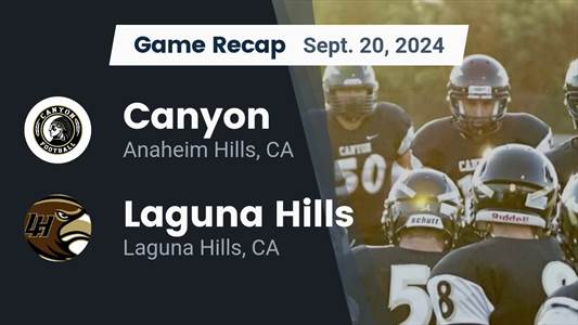 Football Game Preview: Canyon Comanches vs. El Toro Chargers