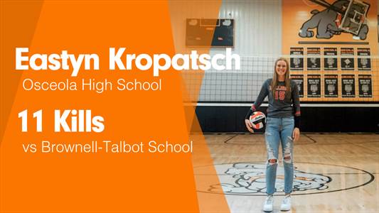 Eastyn Kropatsch Game Report: vs Meridian