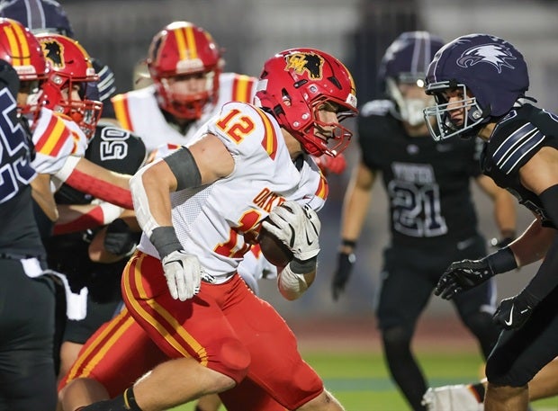 Air Force commit Wes Buford rushed 30 times for 423 yards and seven touchdowns in a 71-55 win over East Union (PHOTO: Dorie Anderson) 