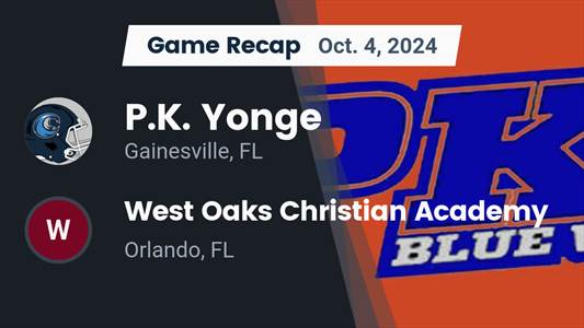 Football Game Preview: P.K. Yonge Blue Wave vs. Trinity Catholic