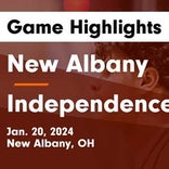 New Albany piles up the points against Westland