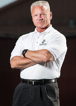 Head coach Rich Hansen