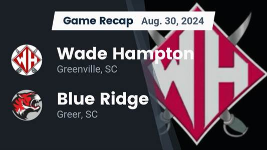 Football Recap: Blue Ridge Starts off Right with Win over Wade H