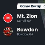 Football Game Preview: Bowdon vs. Christian Heritage