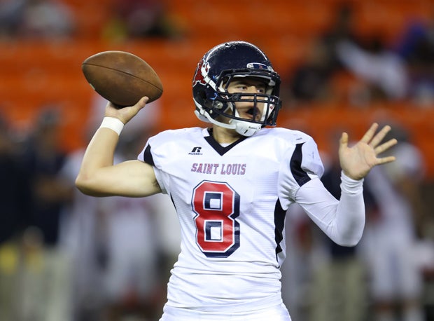 Ryder Kuhns and St. Louis will have to keep up with St. John Bosco's offense.