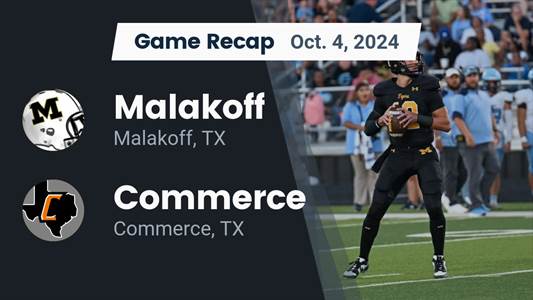 Football Recap: Commerce Skates Past Mineola with Ease