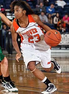 Meghan Dunn and Hoover don't have many chances against out-of-area teams.